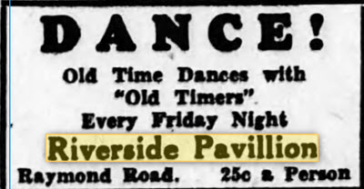 Riverside Pavilion - 22 Jan 1932 Ad